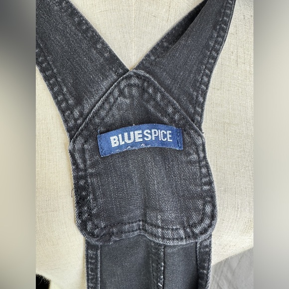Bluespice Black Girls Overall Distressed, Size 11 - Picture 2 of 8